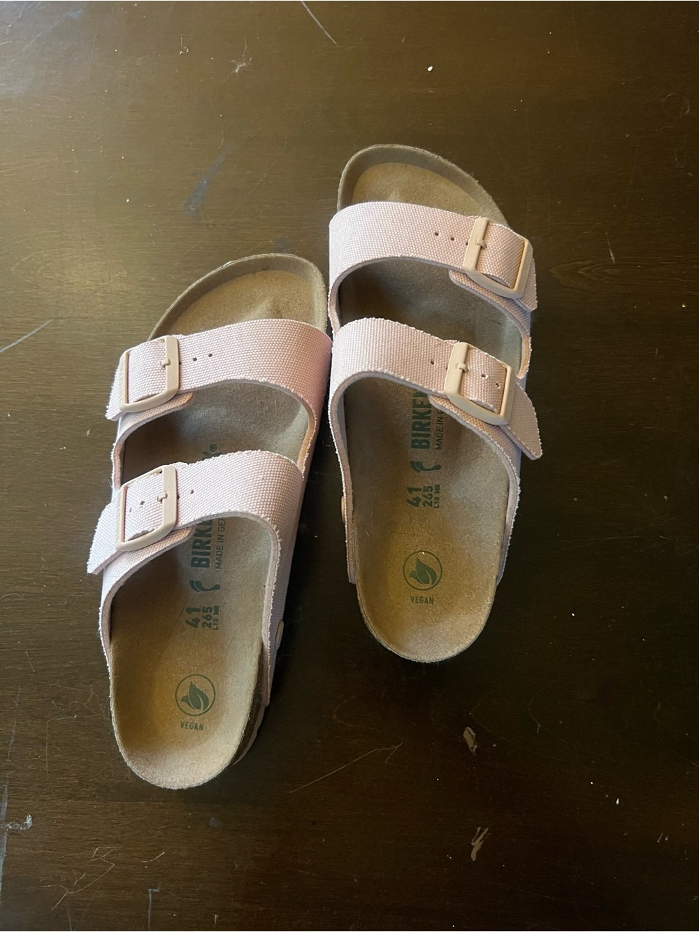 Women’s pink Birkenstocks